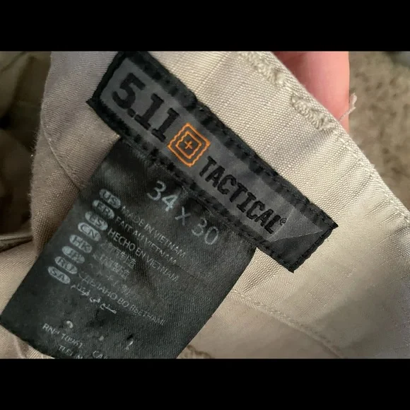 5.11 tactical cargo pants. 34/30 - Picture 2 of 3